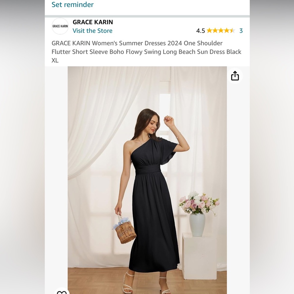 Black Grace Karin.  NWT. No tears,rips or smells.  Never worn